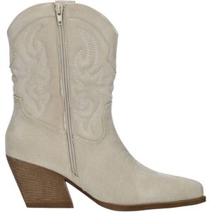 SUB55 Western boots Enkellaarsjes Hak - beige - Maat 36