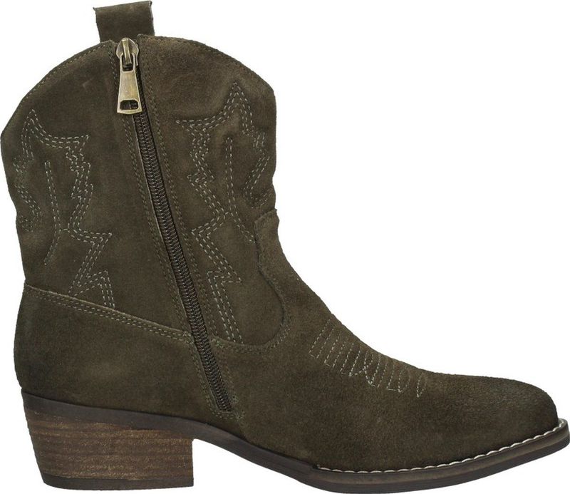 SUB55 Western boots Enkellaarsjes Hak - groen