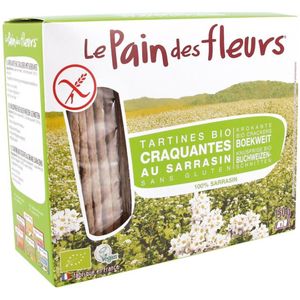 9x Pain fleur Crackers Boekweit 150 gr