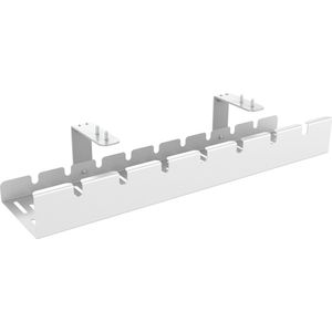 Universele DESIGN kabelgoot voor onder bureau, 500 mm WIT.