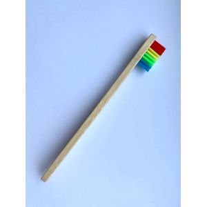 Bamboe tandenborstel voor kinderen - Regenboog - Gratis verzending - Tandenborstels - Bamboo - Duurzaam en milieuvriendelijk - Perfect voor dagelijks gebruik