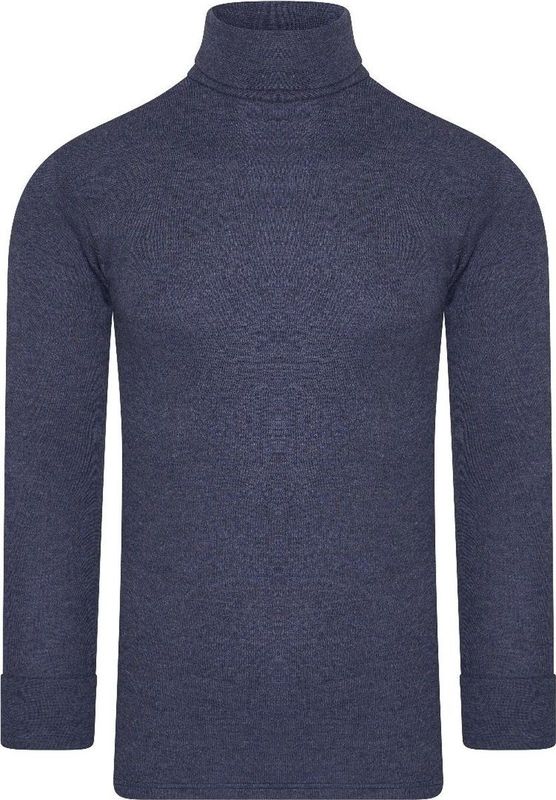 Beeren heren Thermo Colshirt - Lange mouwen - Blauw