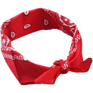 Bandana Rain Drop rood 54 x 54 cm