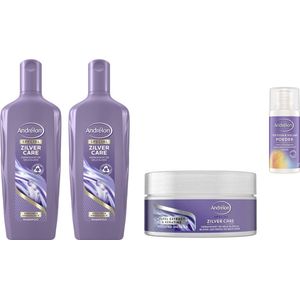 Andrelon Zilvercare Pakket - Shampoo / Haarmasker / Volume Poeder
