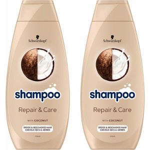Schwarzkopf Shampoo - Repair & Care - 2 x 400 ml