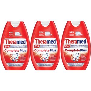 Theramed Tandpasta 2in1 Complete Plus 3 x 75 ml