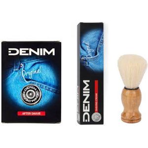 Denim Original Set - After Shave & Scheercreme & Scheerkwast