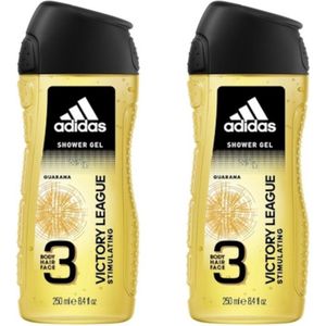 Adidas Douche & Shampoo Men - Victory League - 2 x 250 ml