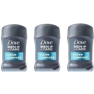 Dove Deo Stick - Clean Comfort - 3 x 40 Gram