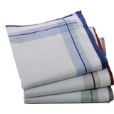 Tiseco 12 stuks Heren zakdoeken Jack - 40 - Wit