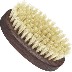 Baardstuff Vegan Baardborstel | Voor een Volle, Gezonde & Schone Baard | Walnotenhout | Regular Size
