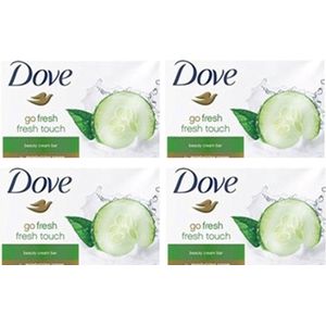 Dove Zeep - Go Fresh Touch Komkommer - 4 x 90 Gram