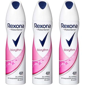 Rexona - Ultra Dry Biorythm - Deodorant - 3 x 150 ml
