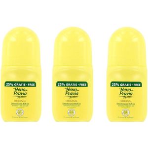 Heno de Pravia Deo Roller – 3 x 62,5 ml