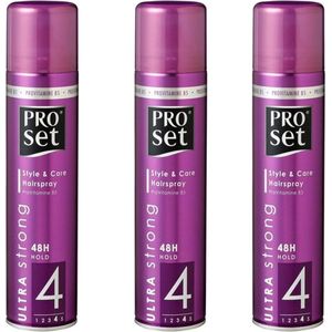Proset Haarspray – Ultra Strong - 3 x 300 ml