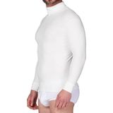 Beeren heren Thermo Colshirt - Lange mouwen - Wit