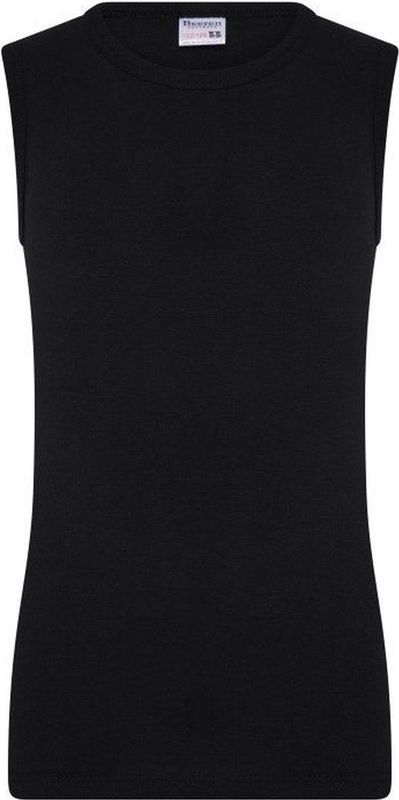 Beeren jongens Comfort Feeling katoen mouwloos shirt - 128 - Zwart
