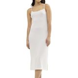 Gaubert - Bamboe Onderjurk - Extra Lang - Wit - Zwart - Huidskleur