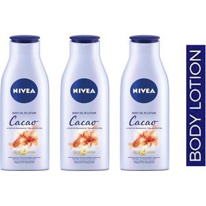 Nivea Bodylotion - Body in Oil Cacao - 3 x 400 ml