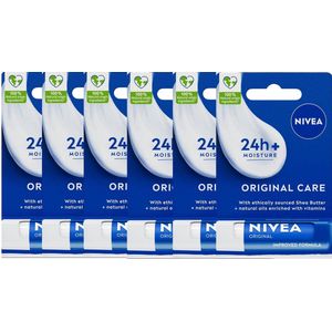 Nivea Lippenbalsem Original Care - 6 x 5.5 ml