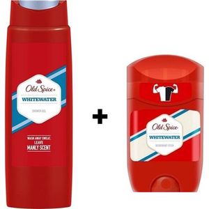 Old Spice Whitewater Set - Douchegel & Deo Stick