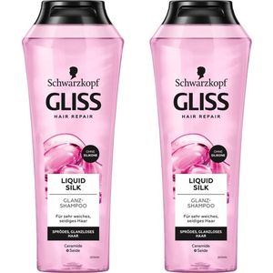 Gliss Kur Shampoo - Liquid Silk - 2 x 250 ml