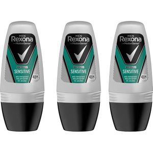 Rexona Deo Roller - Men Sensitive 3 x 50 ml