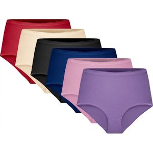 Gaubert - Taille Slip - Zwart - 6-Pack - Onzichtbare Naadloze Hoge Onderbroeken