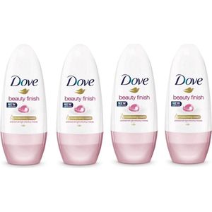 Dove Deo Roller - Beauty Finish - 4 x 50 ml