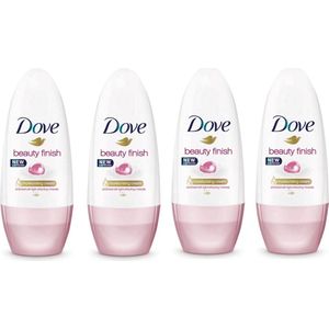 Dove - Deodorant - Roller - Beauty Finish - 50ml x 4
