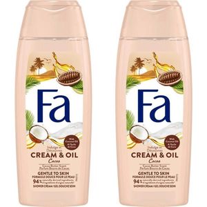 Fa Douchegel - Cream & Oil - Cacaobutter & Coco Oil - 2 x 250 ml