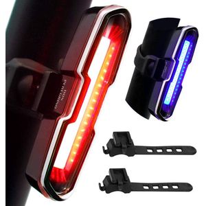LED Fietsachterlicht - Oplaadbaar, 110 Lumen, 5 Lichtstanden