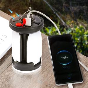 Solar LED Campinglamp - Oplaadbaar, 6 Lichtstanden, Waterbestendig