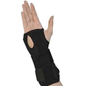 MESH POLSSPALK - POLSBRACE - POLSBAND - WRIST WRAPS - SAMEN MET VINGERLENTE - LINKS & RECHTS - ZWART