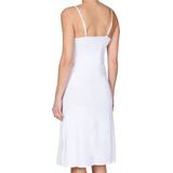 Gaubert - Onderjurk - Extra Lang - Beige - Kanten - Spaghetti Bandjes