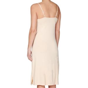 Gaubert - Onderjurk - Extra Lang - Beige - Kanten - Spaghetti Bandjes