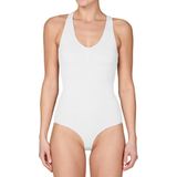 J&C - Shapewear Bodysuit - Wit - Corrigerende Body met Brede Bandjes