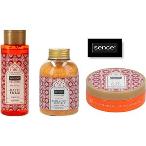 Sence Manuva Badpakket - Badschuim / Badzout / Bodycreme
