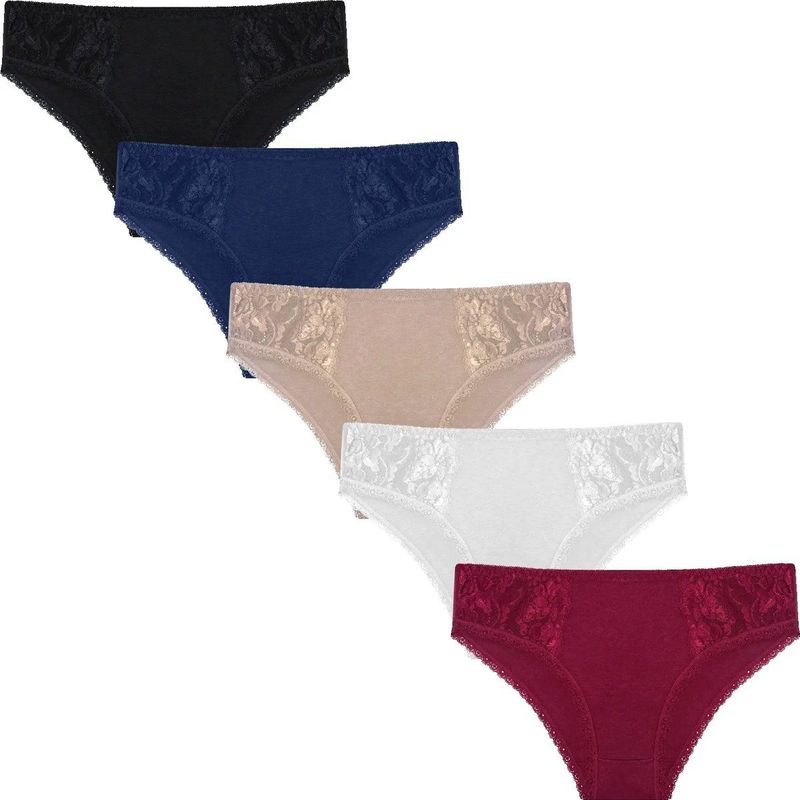 Gaubert - Dames Heup Slips - Katoen - 5-pak - Midi - XL