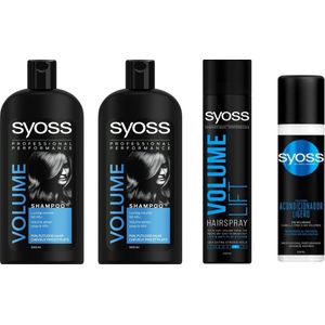 SYOSS Volume Lift Pakket - Shampoo / Haarlak / Anti Klit Spray