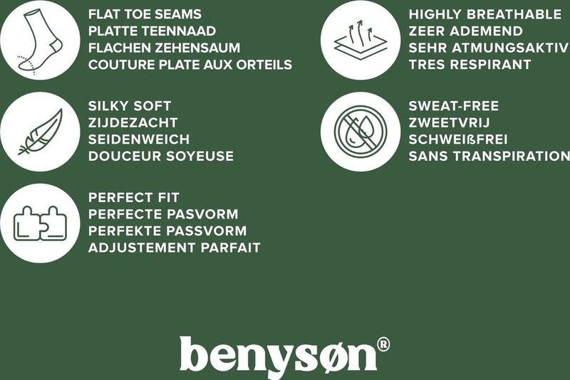 Benyson - Huissokken - Rood - Organisch Katoen - 1 Paar - Vrolijke Pizza Print