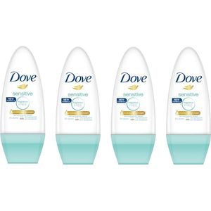 Dove Deodorant Roller Sensitive - 4 x 50 ml