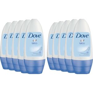 Dove Deo roller Talco - Voordeelverpakking 10 x 50 ml