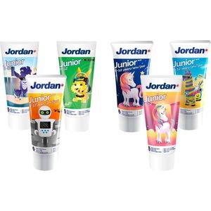 Jordan Tandpasta – Junior 6-12 jaar - Voordeelverpakking 6 x 50 ml