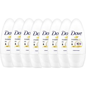Dove - Deodorant - Roller - Invisible Dry - 50ml x 8