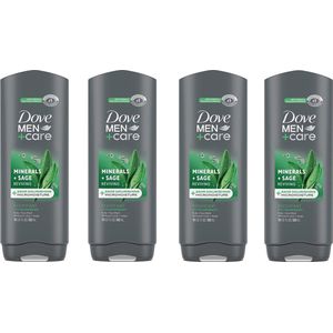 Dove Douchegel Minerals + Sage 4 x 400 ml