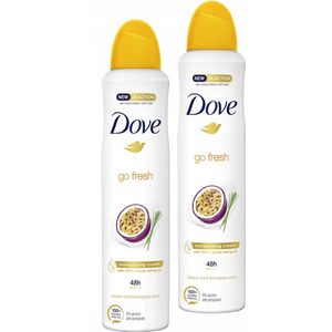 Dove Deo Spray - Passievrucht & Citroengras - 2 x 150 ml