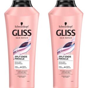Gliss Kur - Shampoo - Split Hair Miracle - 370ml x 2