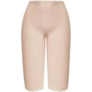 Fine Woman dames driekwart legging - Kant - beige