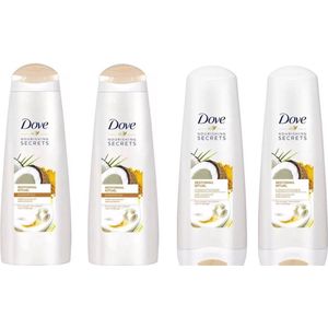 Dove - Restoring Shampoo + Conditioner - 2 + 2